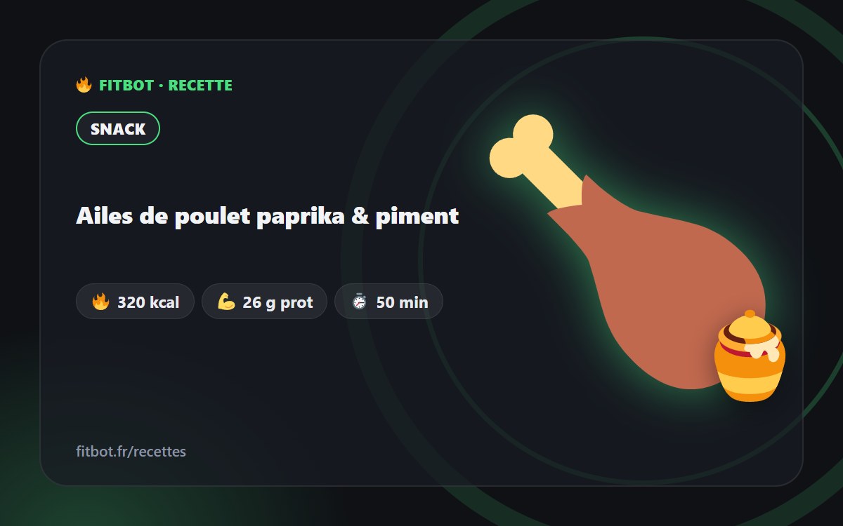 Alitas de pollo con pimentón y cayena