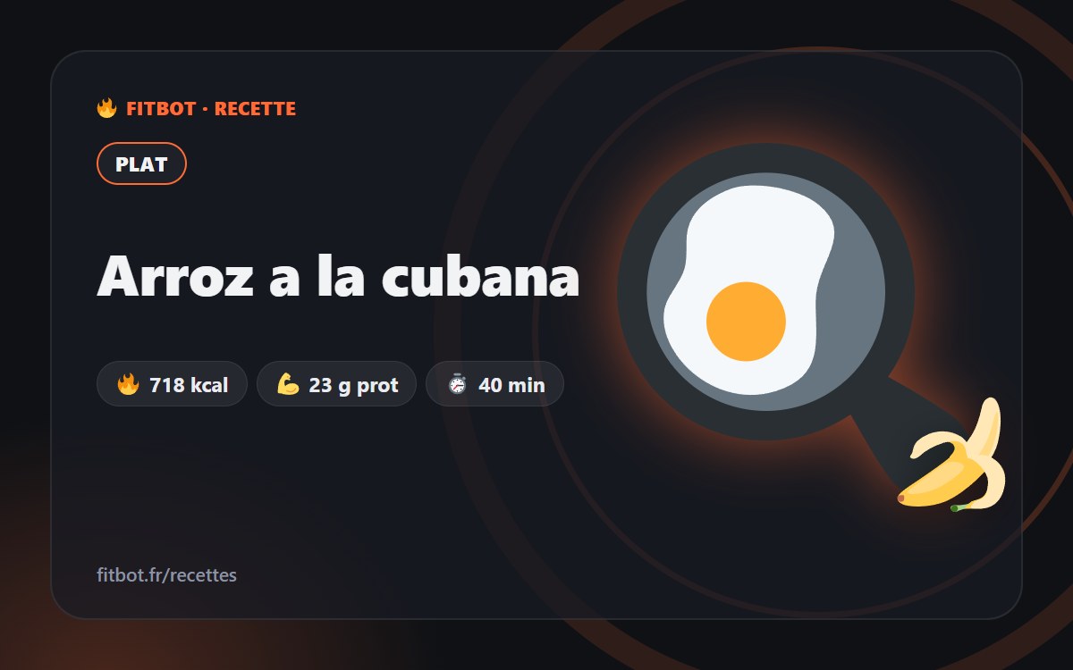 Arroz a la cubana (Reis nach kubanischer Art)