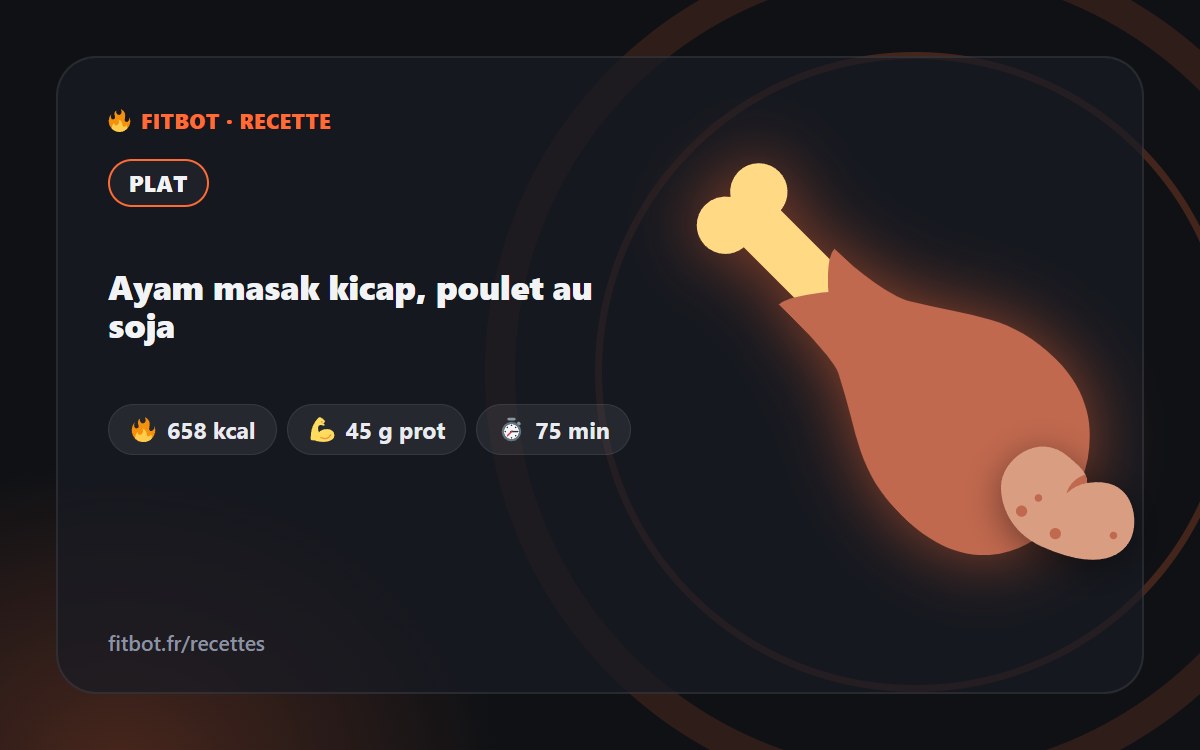Ayam masak kicap, pollo a la soja