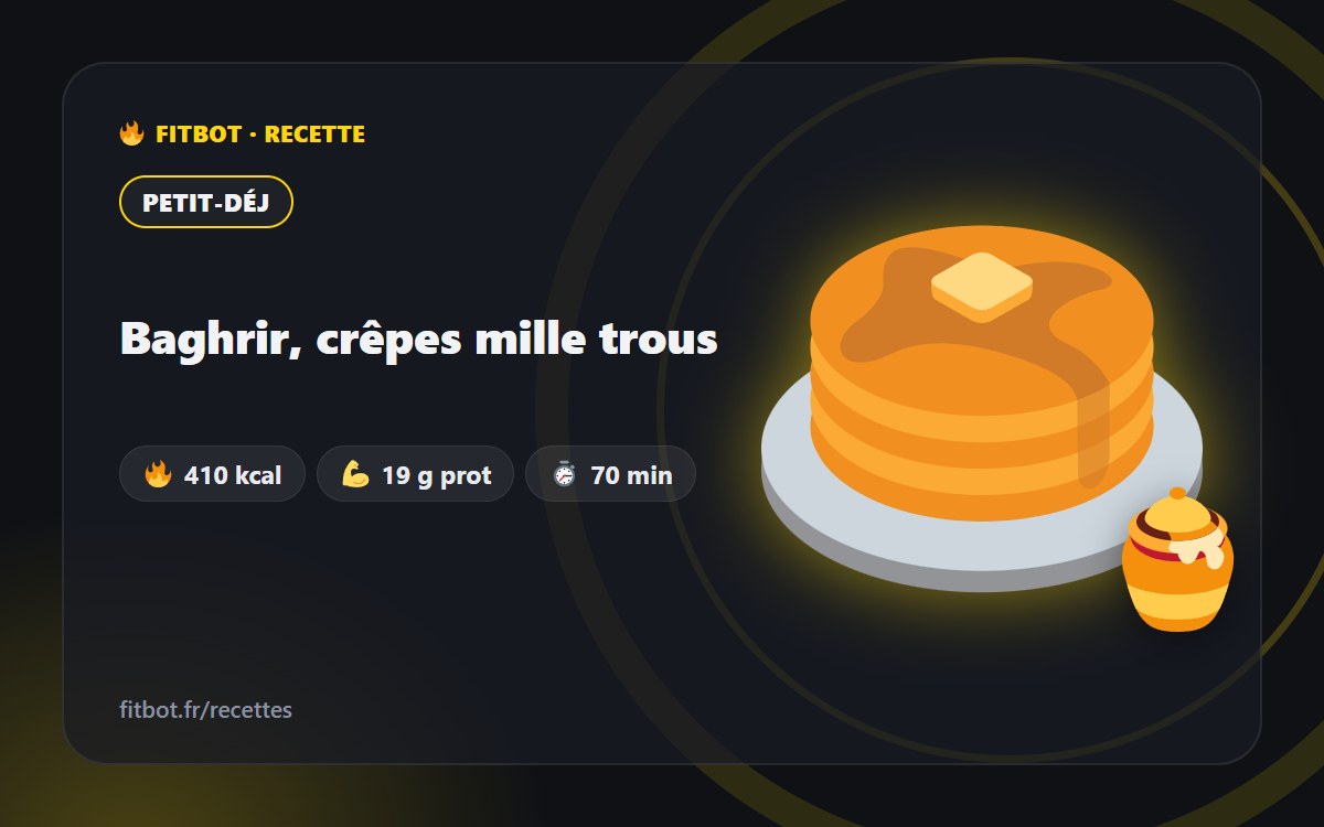 Baghrir, tortitas de mil agujeros