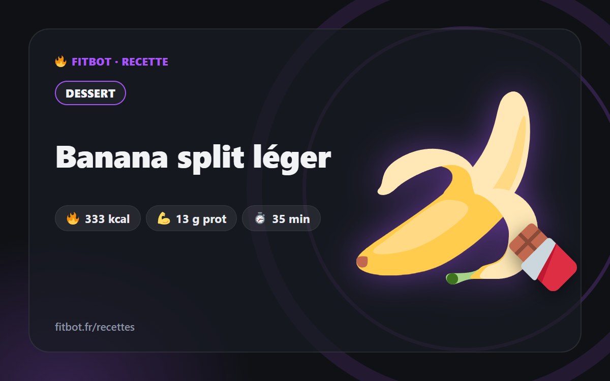 Light Banana Split