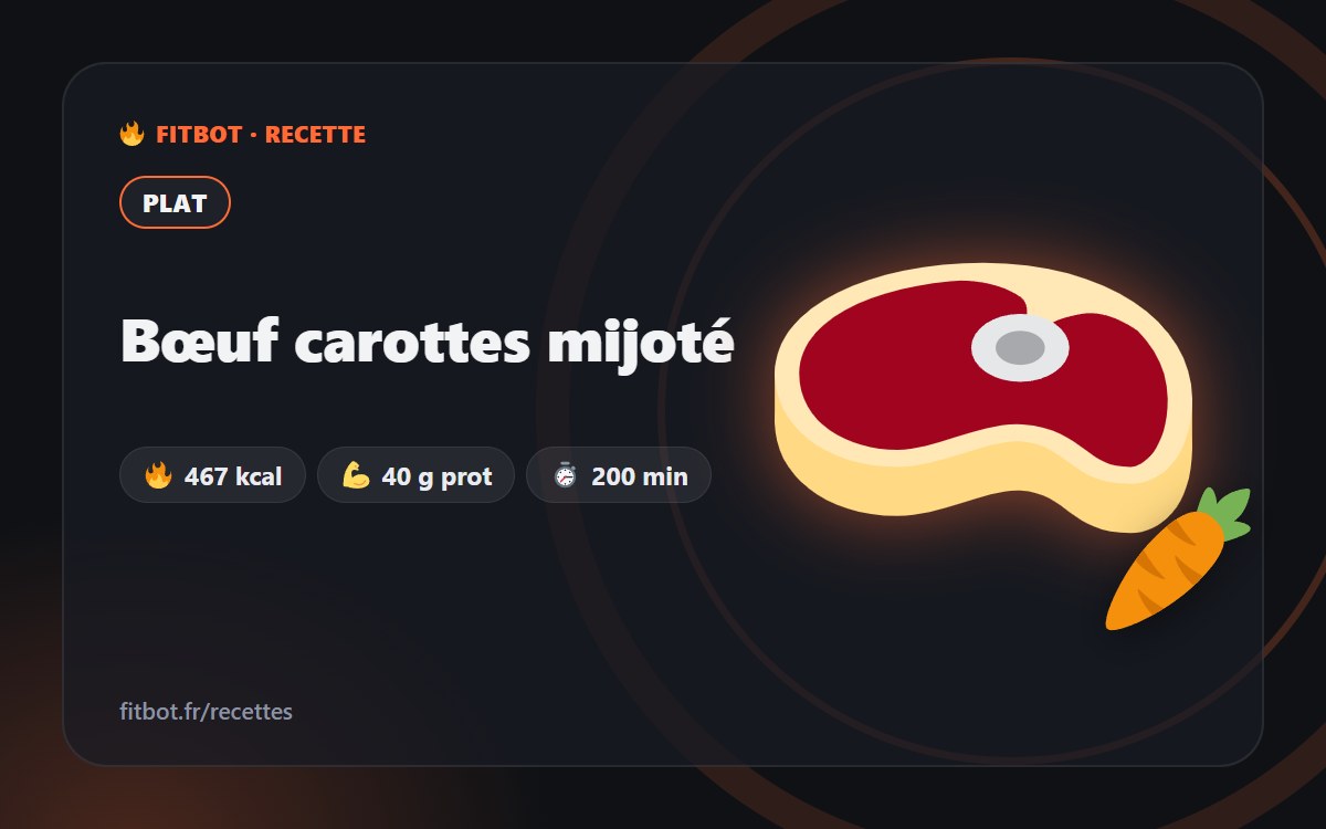 Slow-Cooked Beef & Carrots