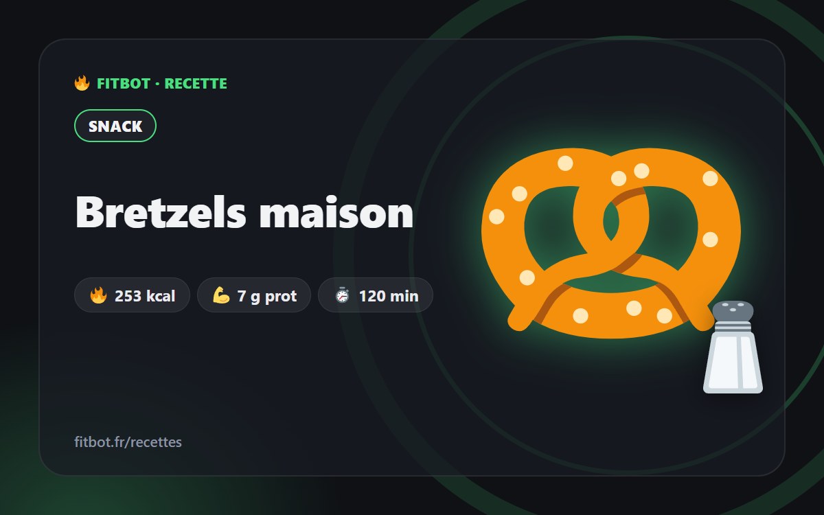 Bretzels maison