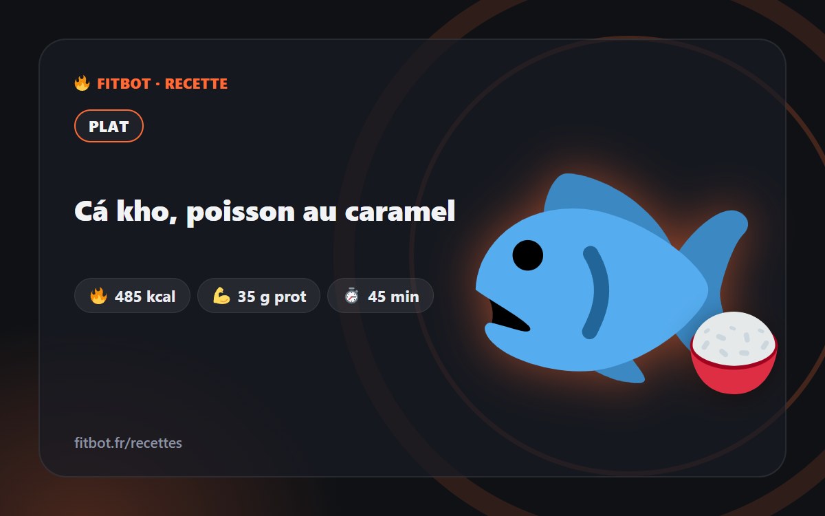 Cá kho, poisson au caramel
