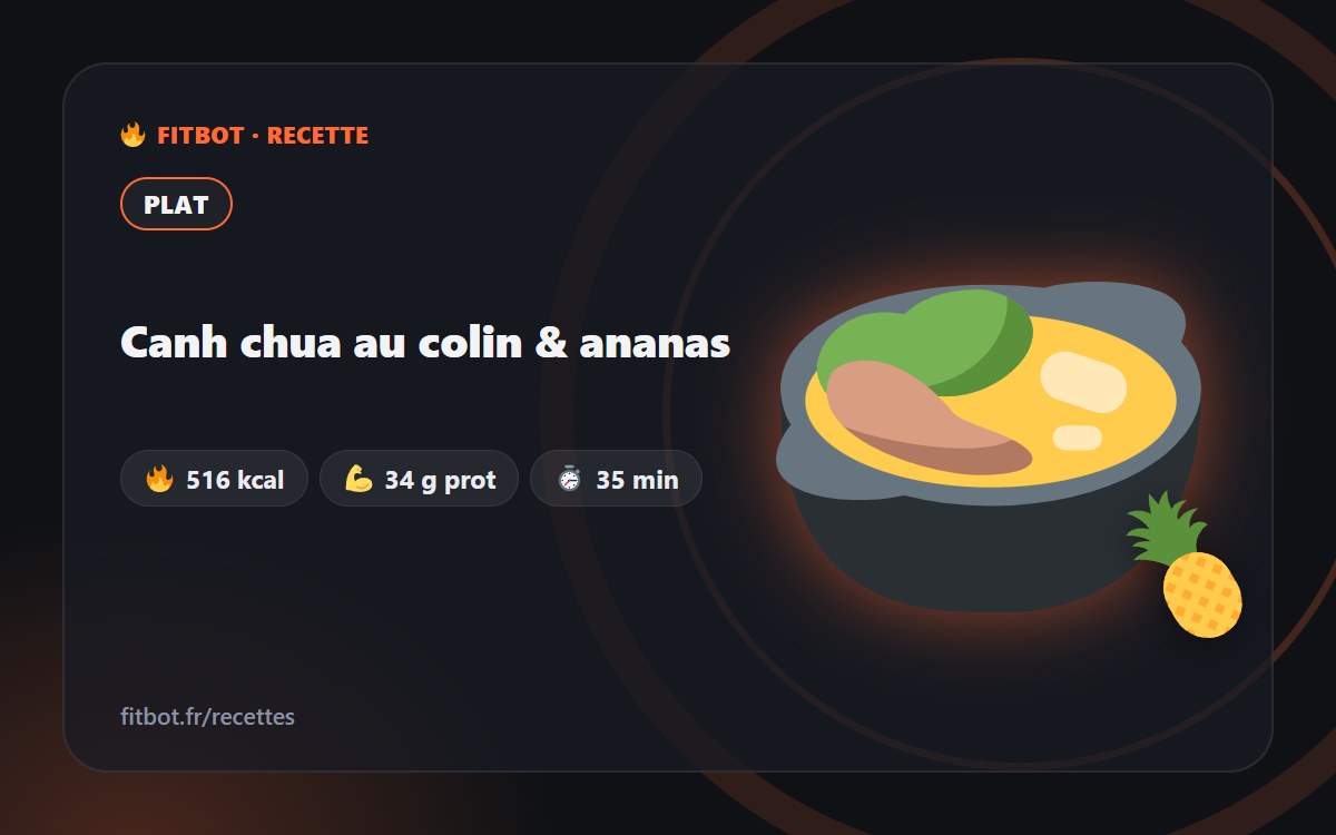 Canh chua au colin & ananas