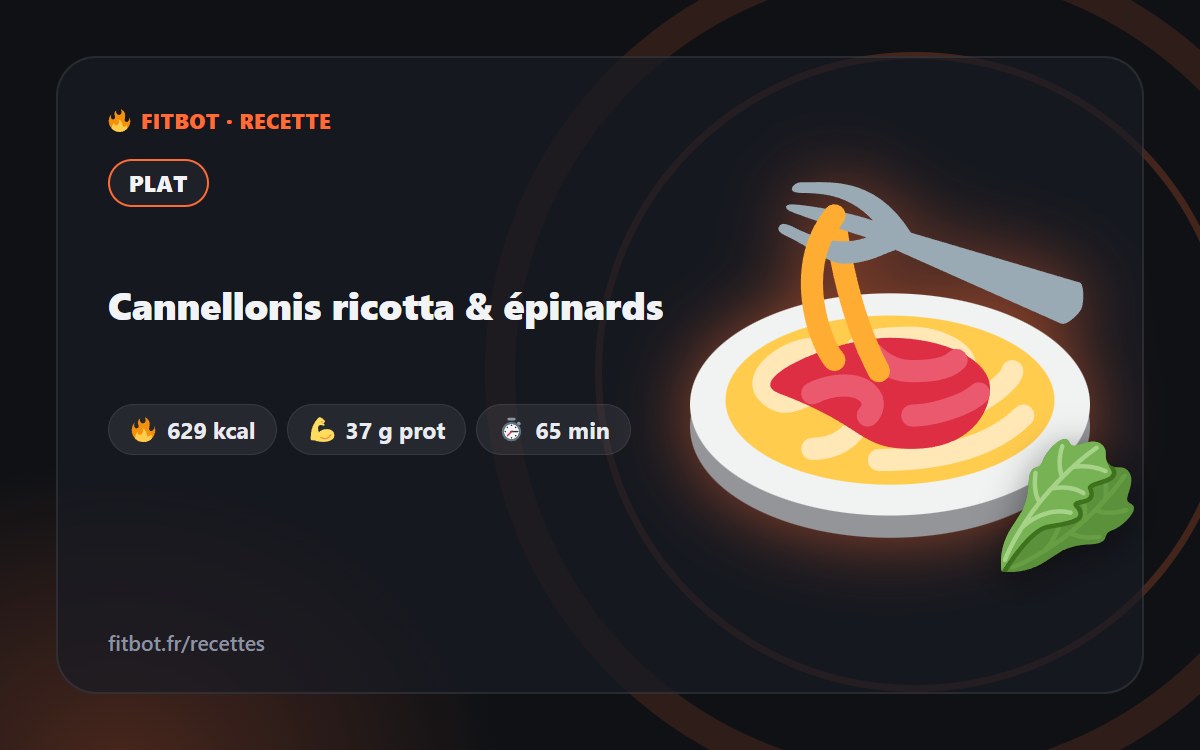 Cannelloni mit Ricotta & Spinat