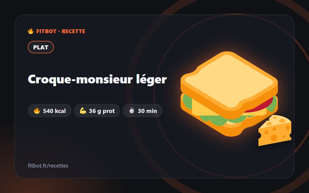 Croque-monsieur ligero