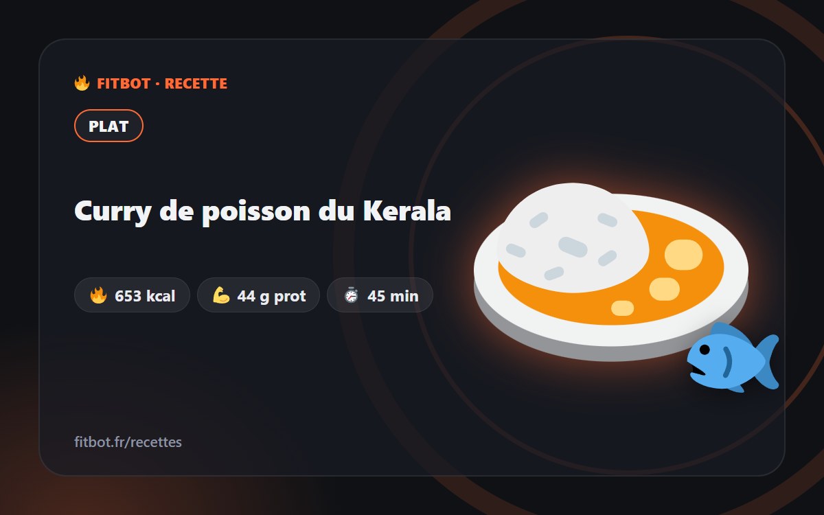 Curry de poisson du Kerala