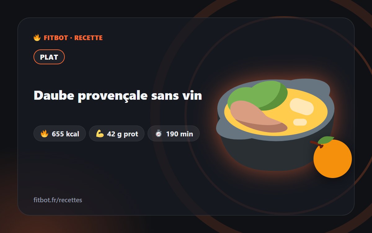 Provenzalische Daube ohne Wein