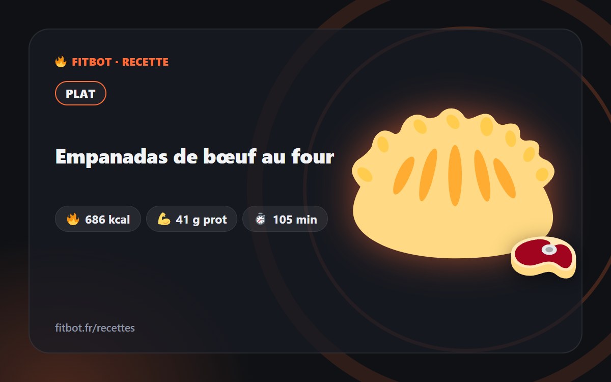 Empanadas de bœuf au four