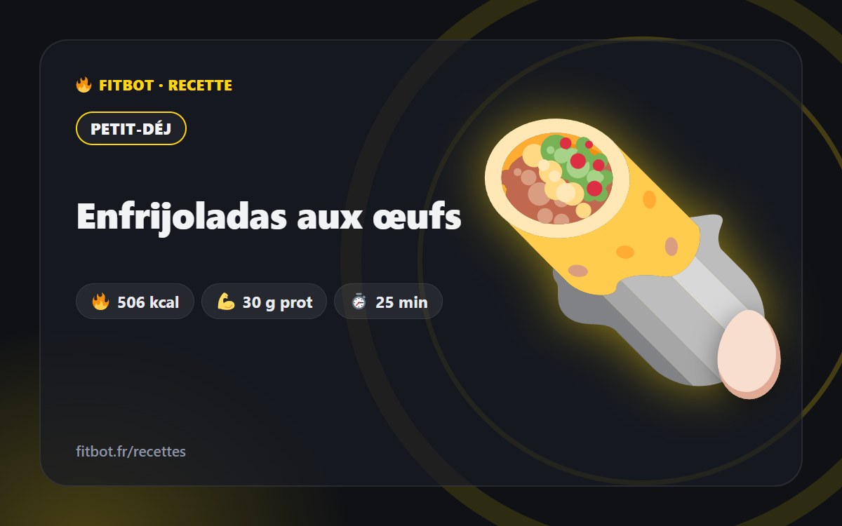 Enfrijoladas con huevo