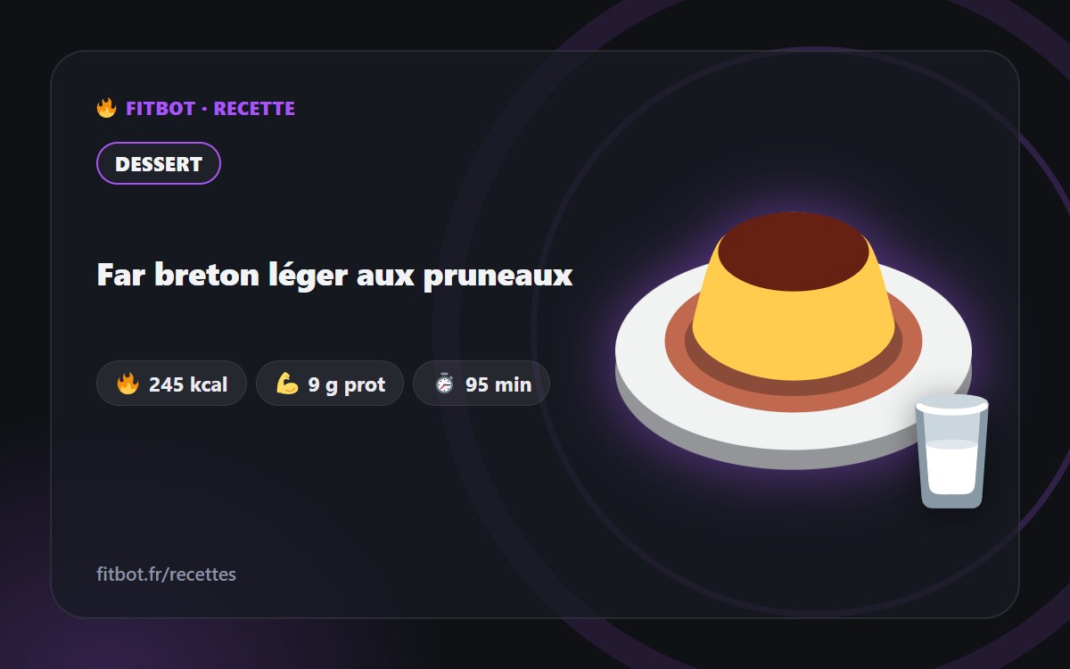 Light Far Breton with Prunes