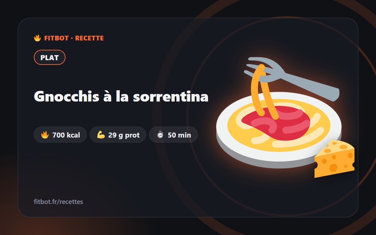 Gnocchis à la sorrentina