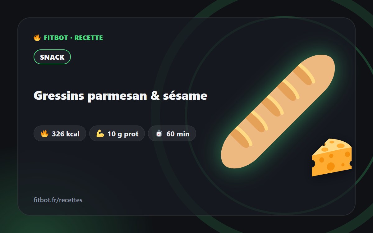 Parmesan-Sesam-Grissini