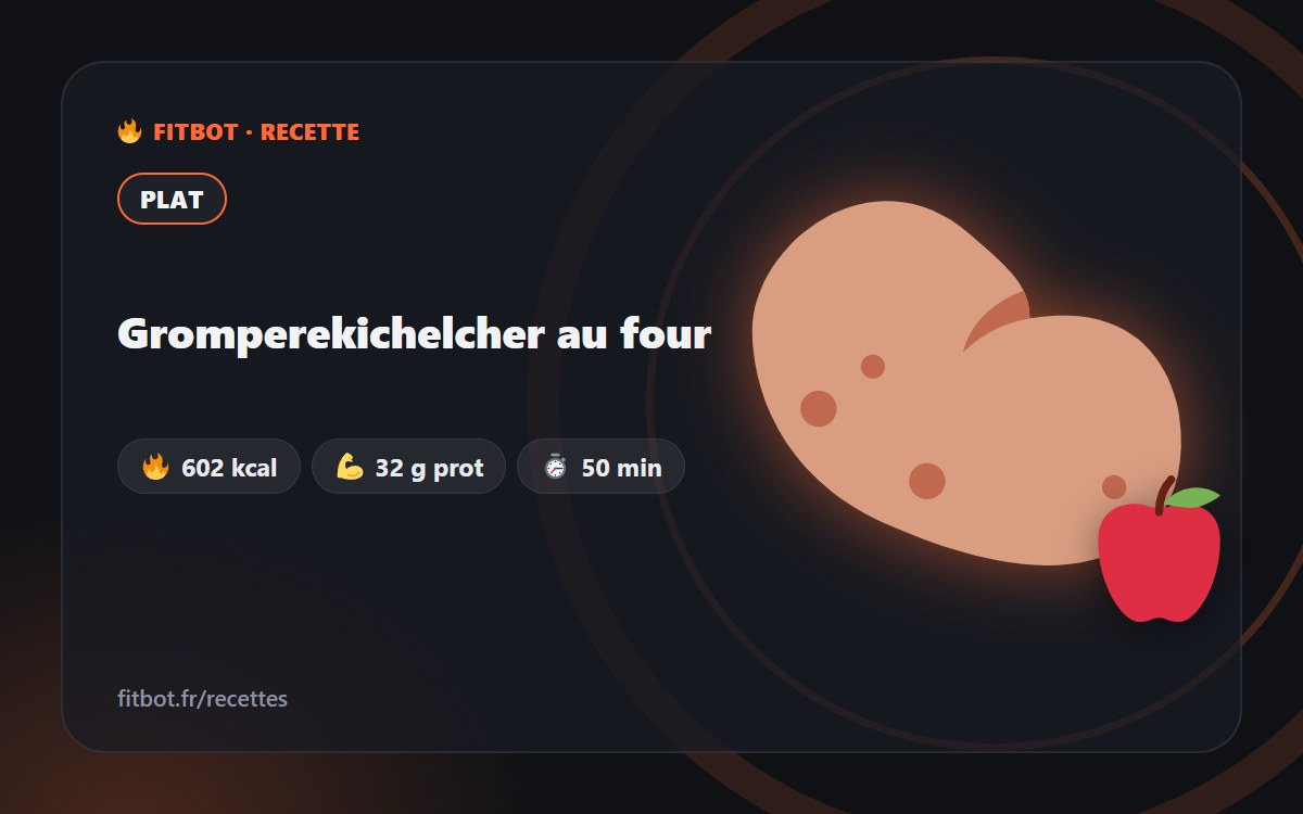 Gromperekichelcher al horno