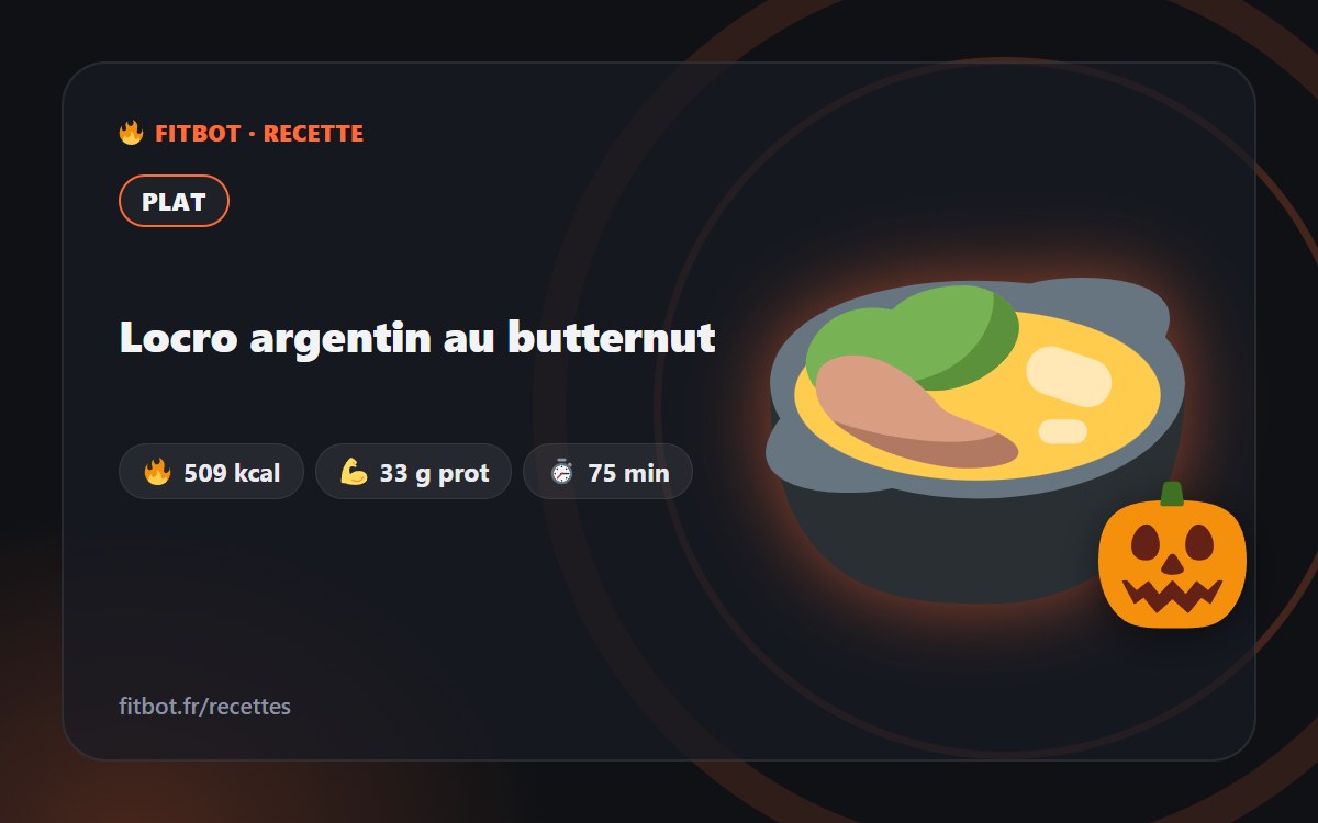 Locro argentin au butternut