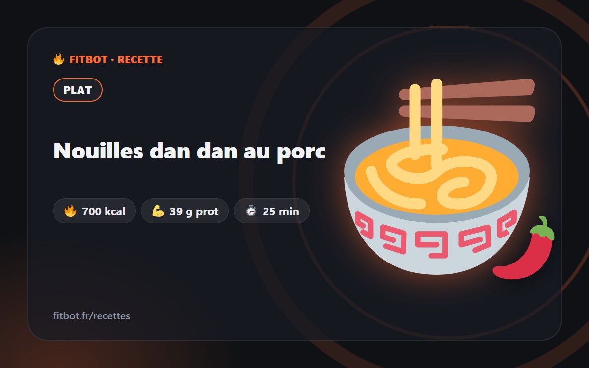 Dan-Dan-Nudeln mit Schweinefleisch