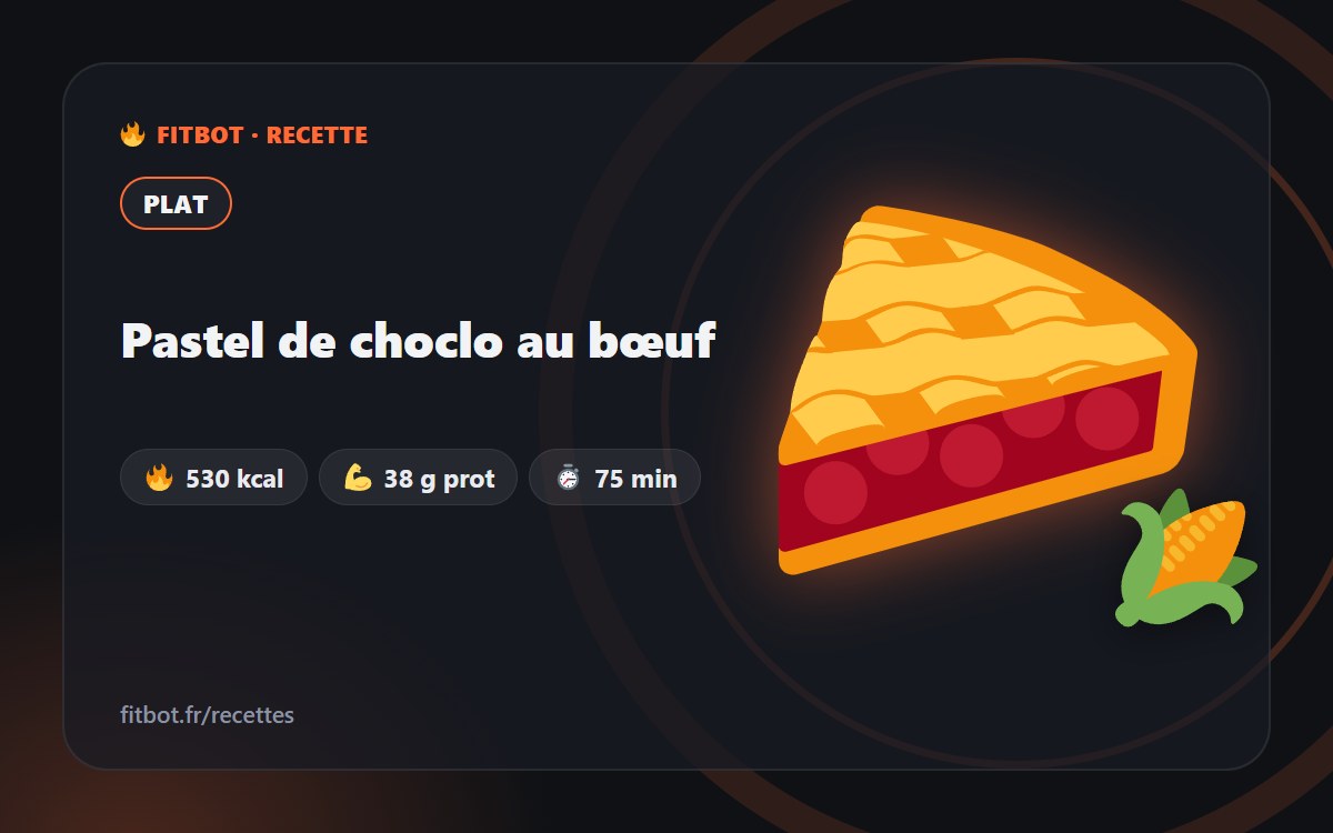Pastel de choclo de ternera