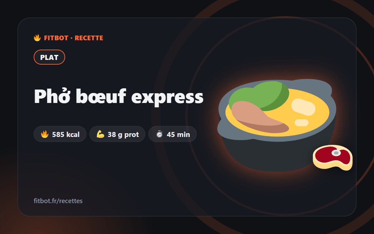 Phở bœuf express