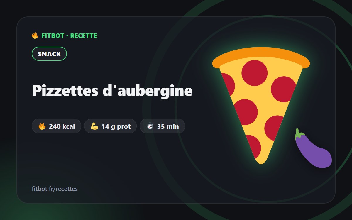 Auberginen-Pizzette