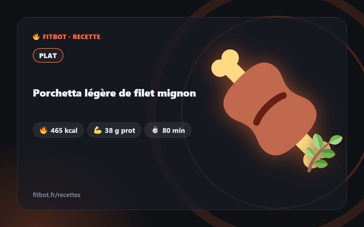 Leichte Porchetta vom Schweinefilet