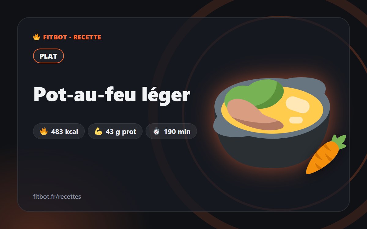 Pot-au-feu léger