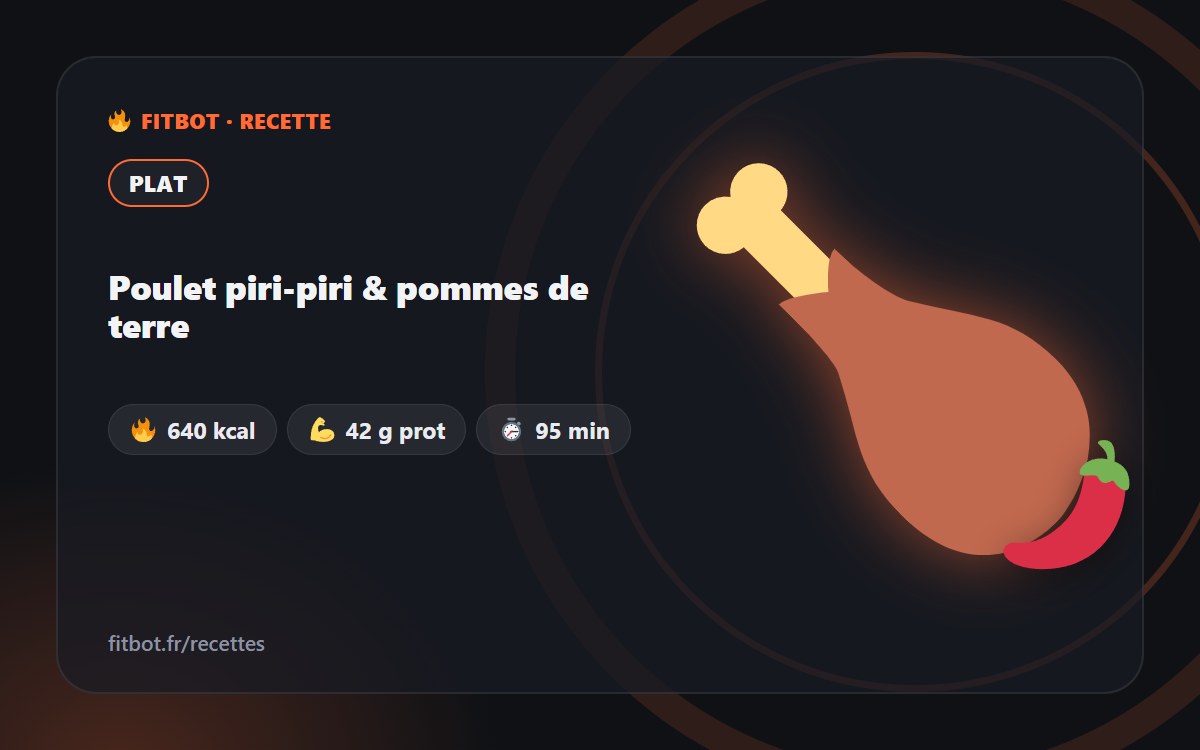 Poulet piri-piri & pommes de terre