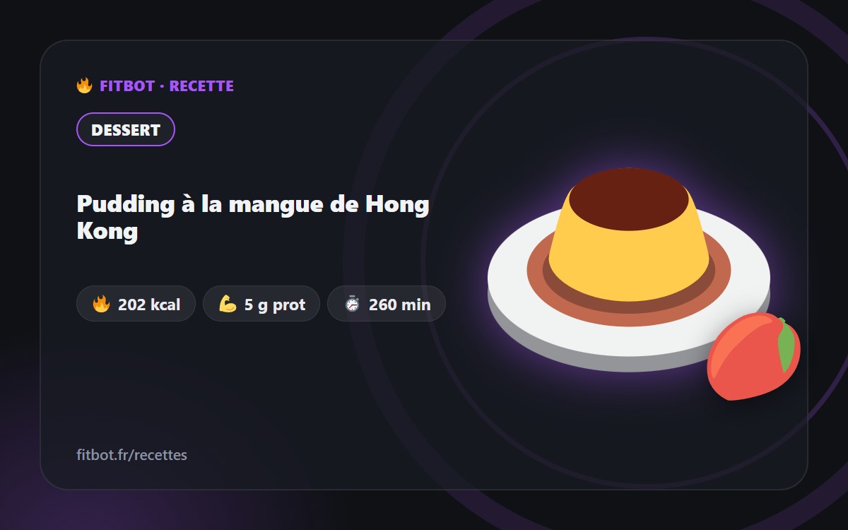 Hong Kong Mango Pudding