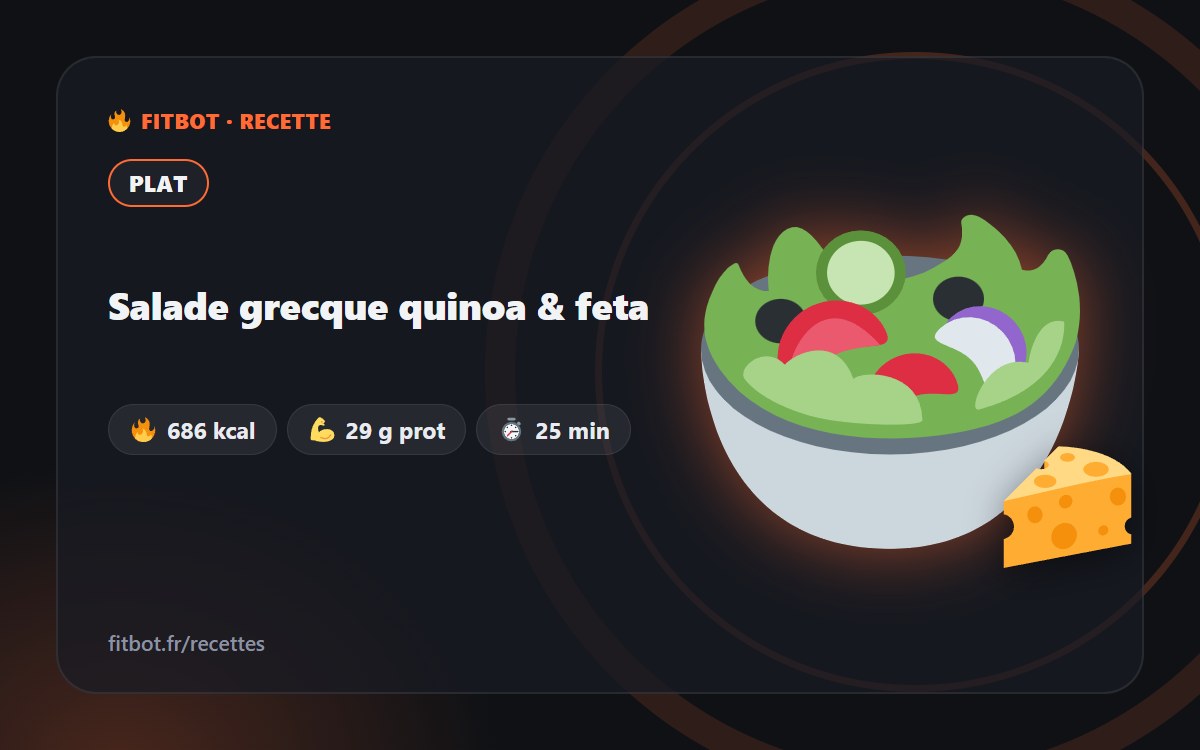 Griechischer Quinoasalat mit Feta