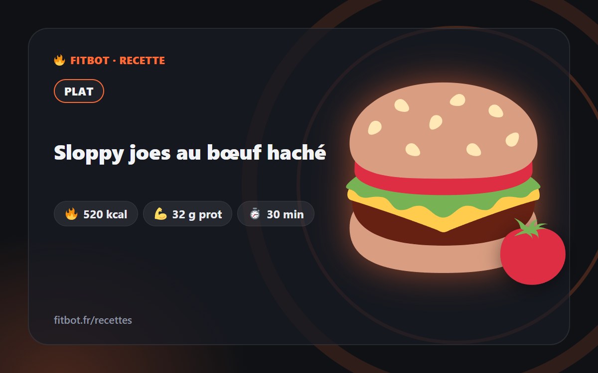 Sloppy joes de ternera picada
