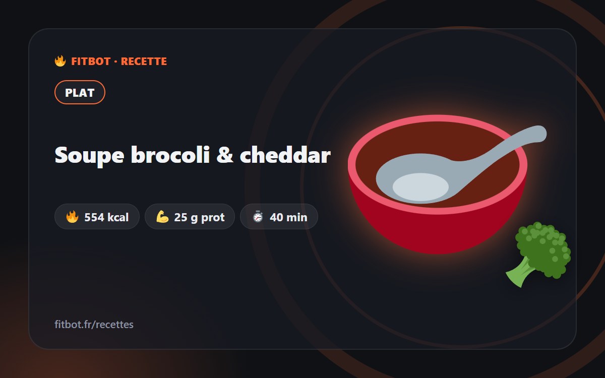 Broccoli & Cheddar Soup