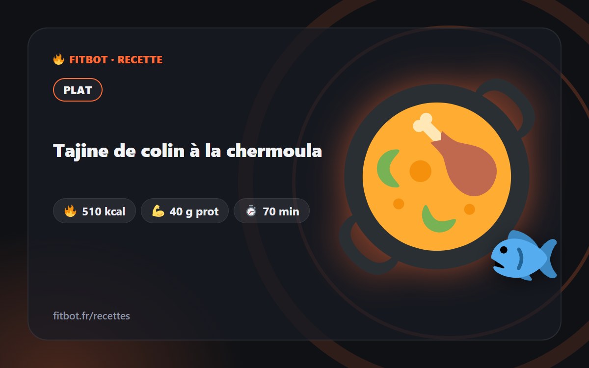 Tajín de merluza con chermoula