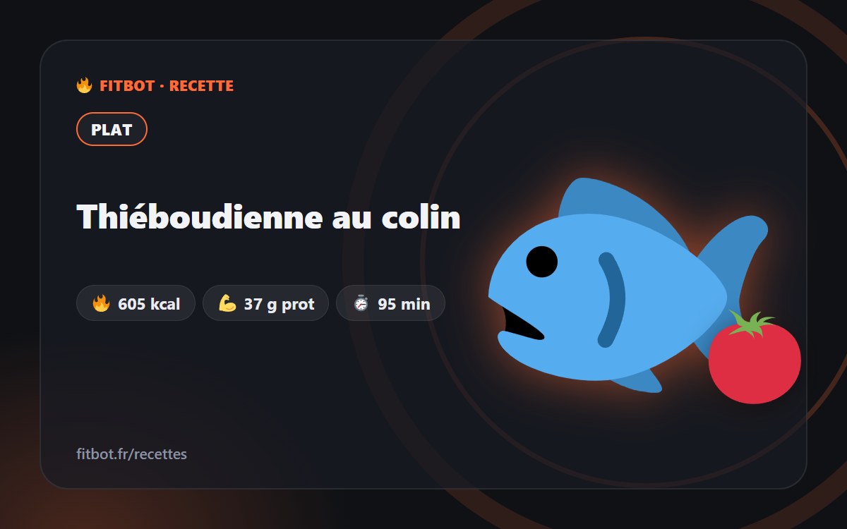 Thiéboudienne au colin