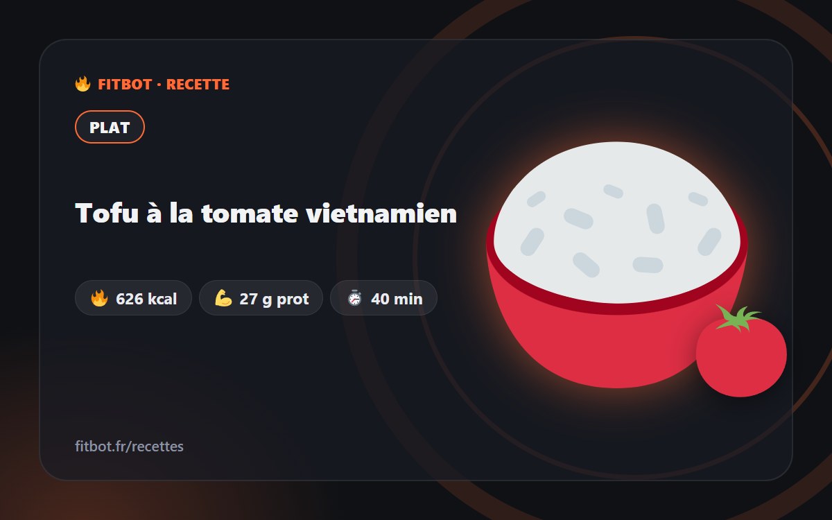 Vietnamese Tomato Tofu