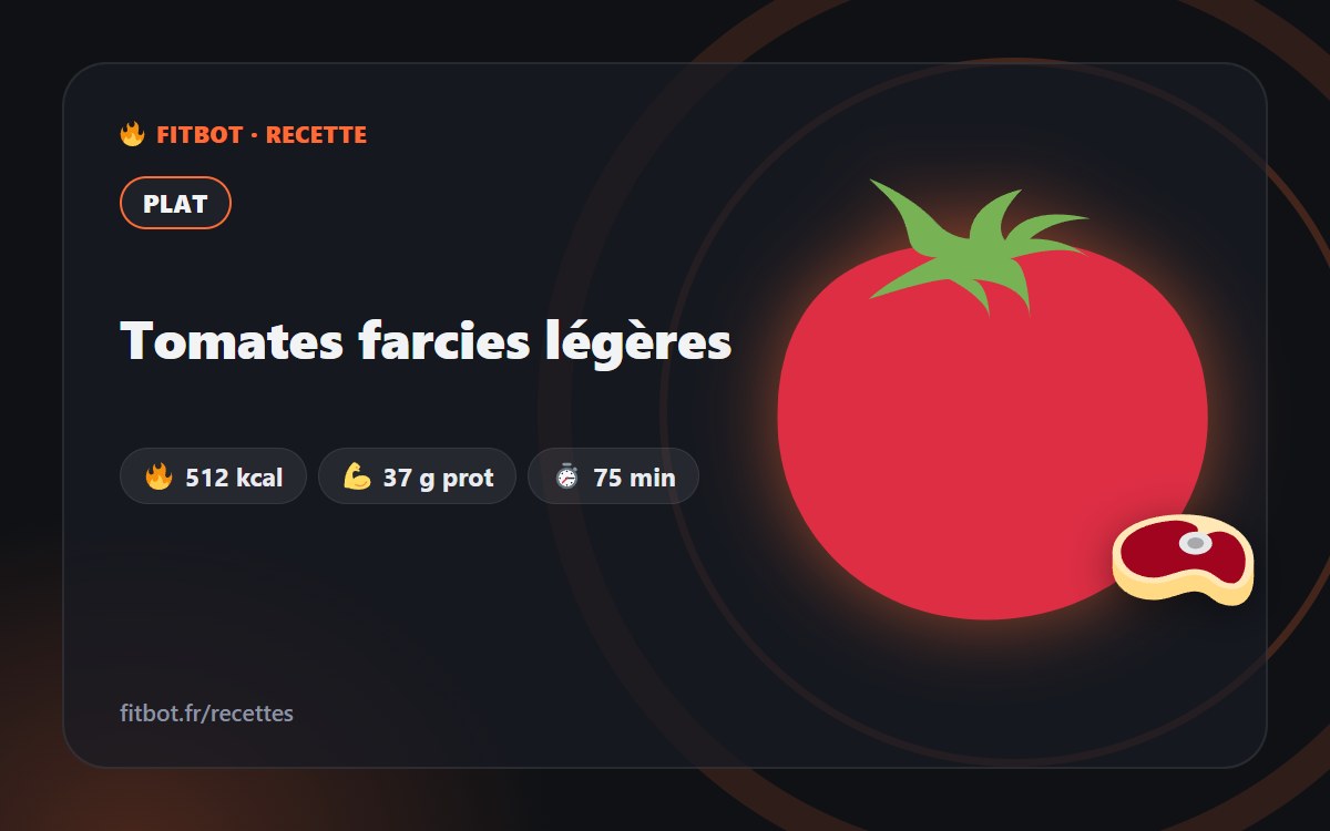 Leichte gefüllte Tomaten