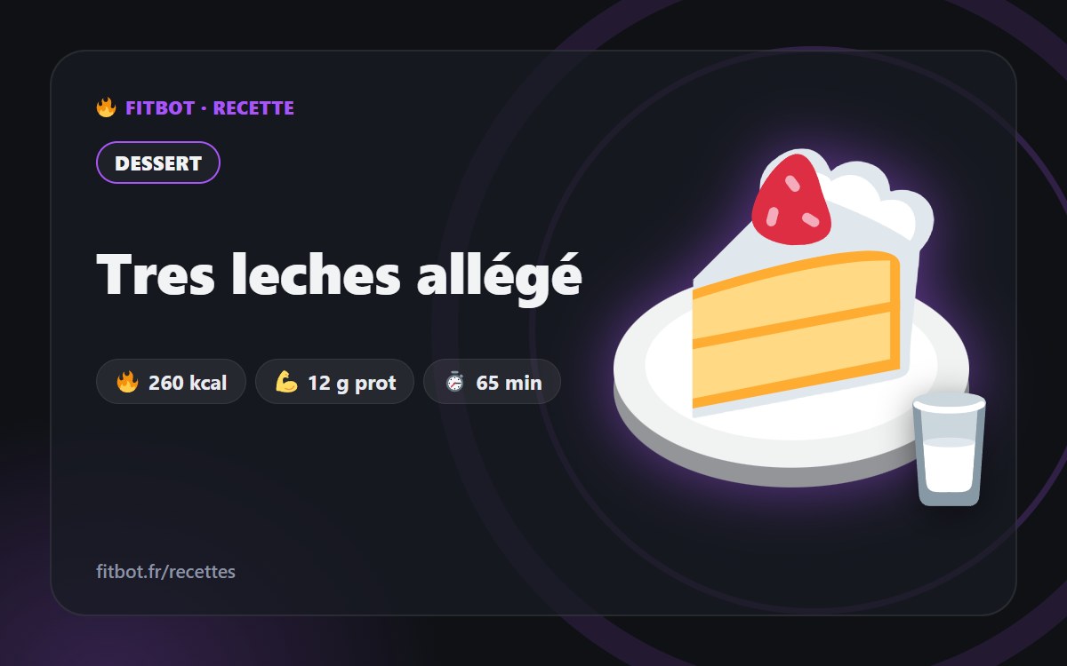Leichter Tres-Leches-Kuchen