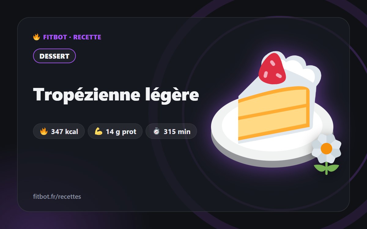Leichte Tropézienne (gefüllte Brioche)