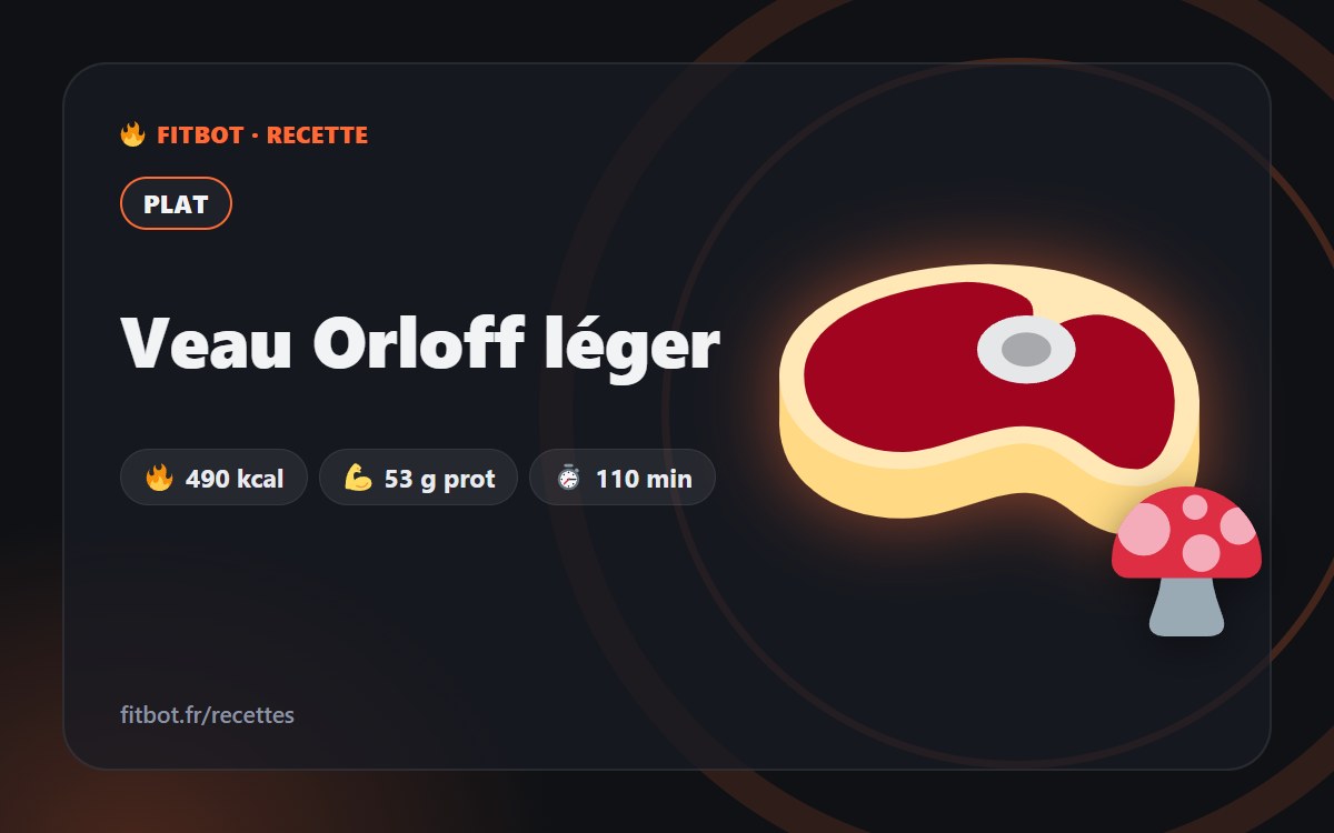 Veau Orloff léger